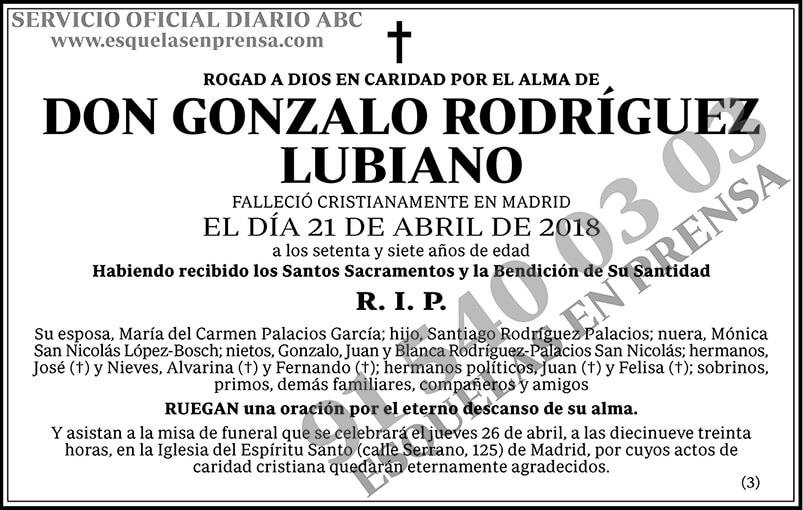 Gonzalo Rodríguez Lubiano